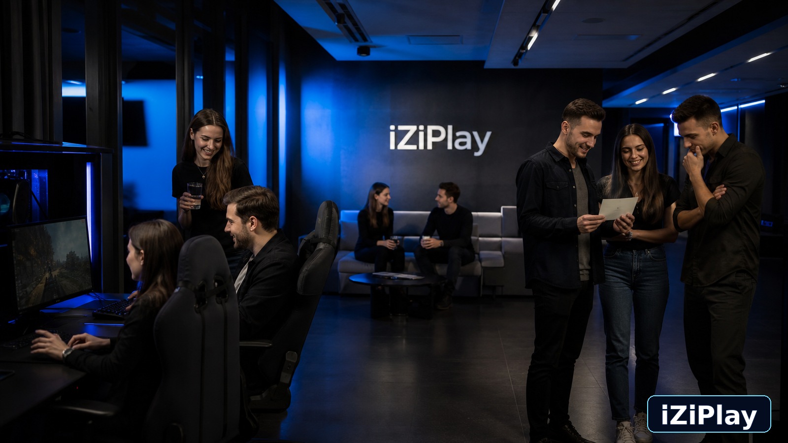 Взрослые коллеги 25–35 лет собираются на игровой корпоратив iZiPlay с ориентиром по району Бауманской